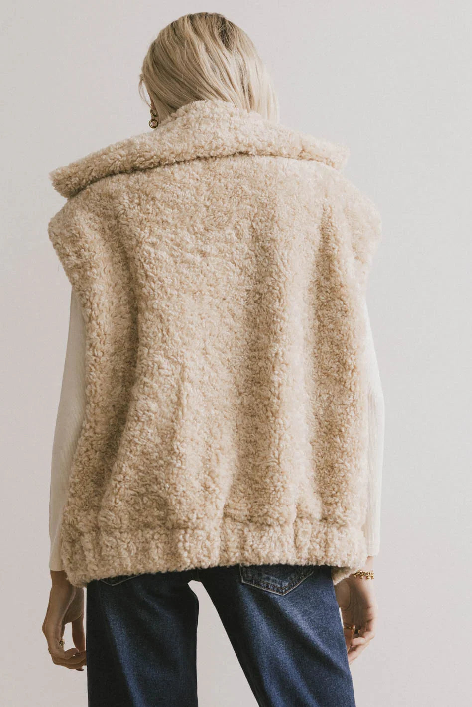 Melodie Sherpa Fleece Vest FINAL SALE