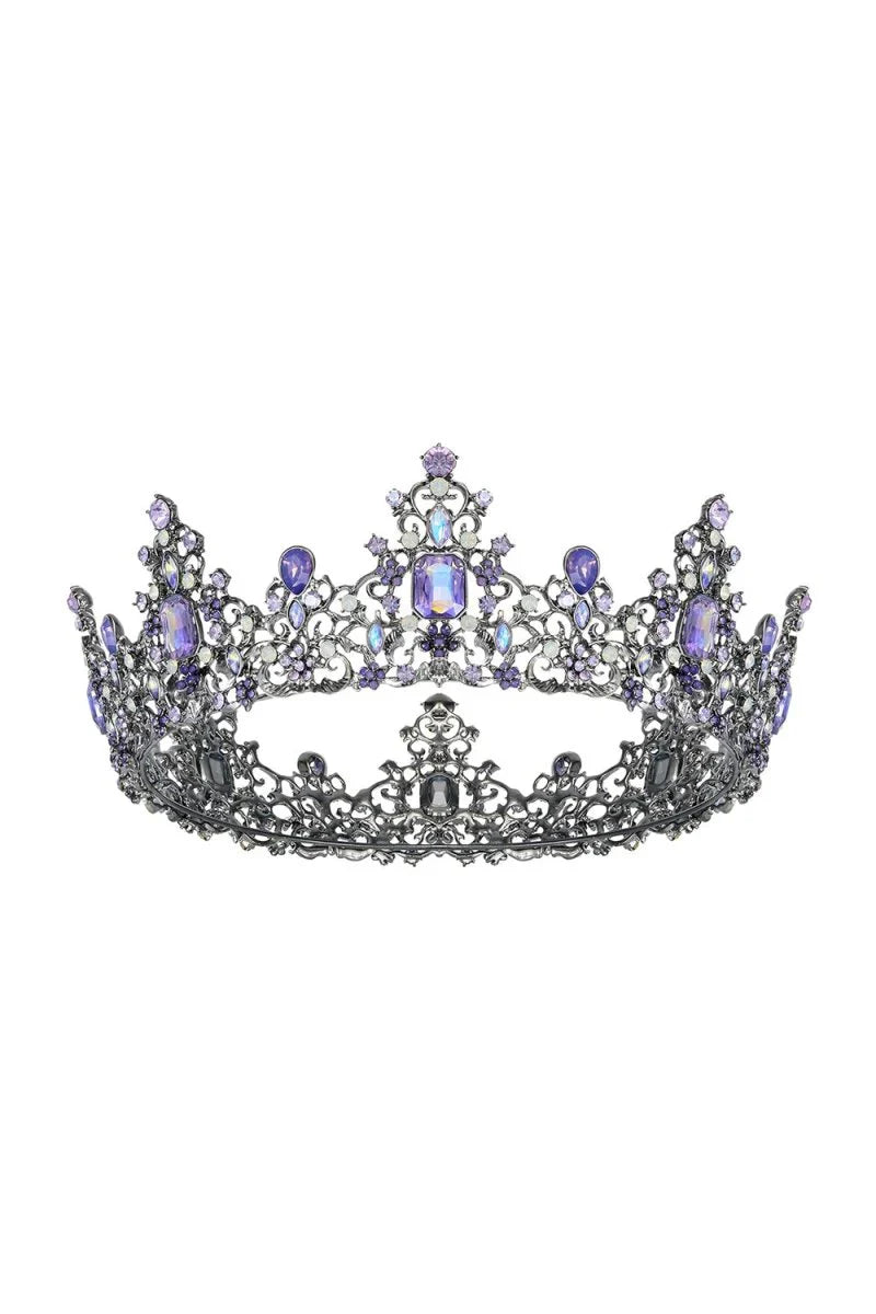 Baroque Colorful Crystal Crown
