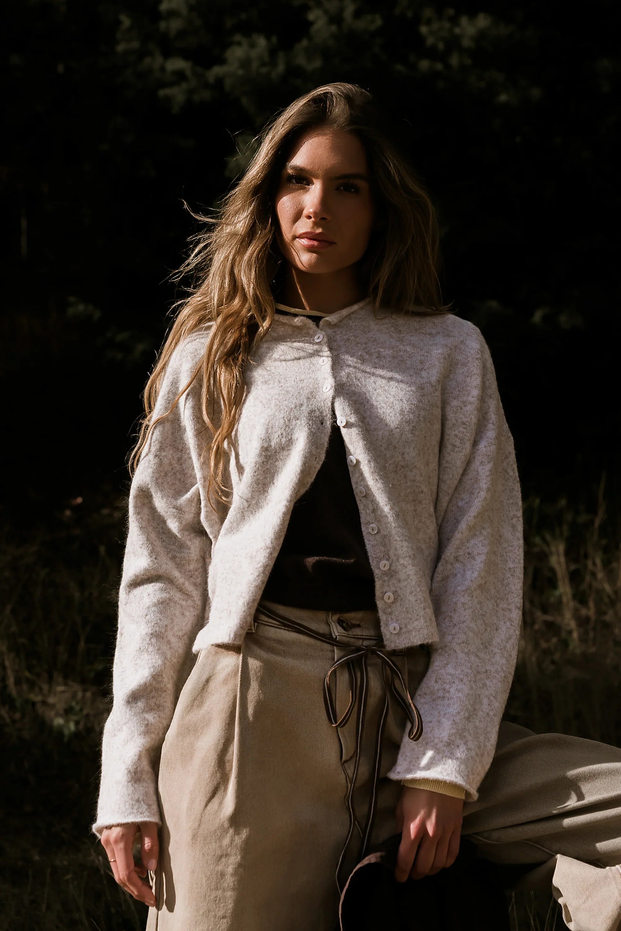 Maci Cardigan in Grey FINAL SALE