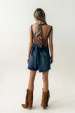 Quincey Denim Shortalls