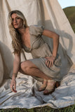 Reno Twist Dress in Sage FINAL SALE