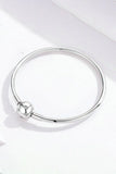 Star Bangle Bracelet In Sterling Silver