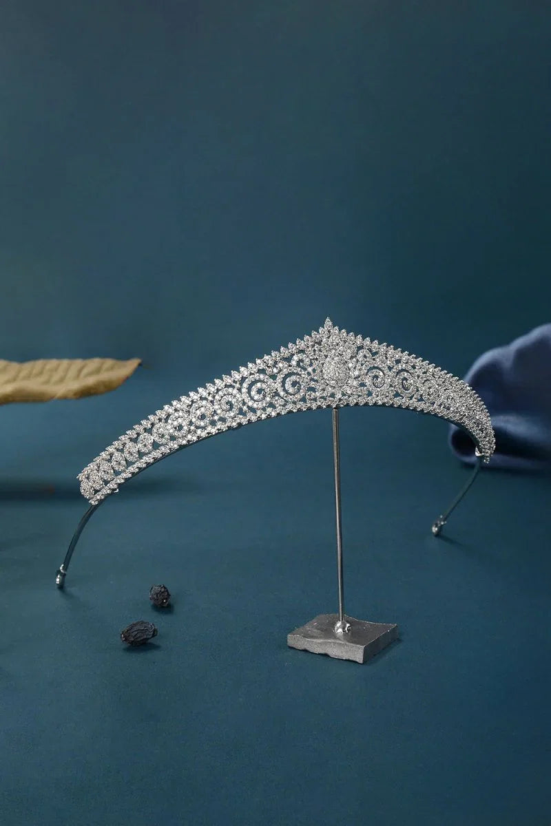Silver Eternal Zircon Tiara