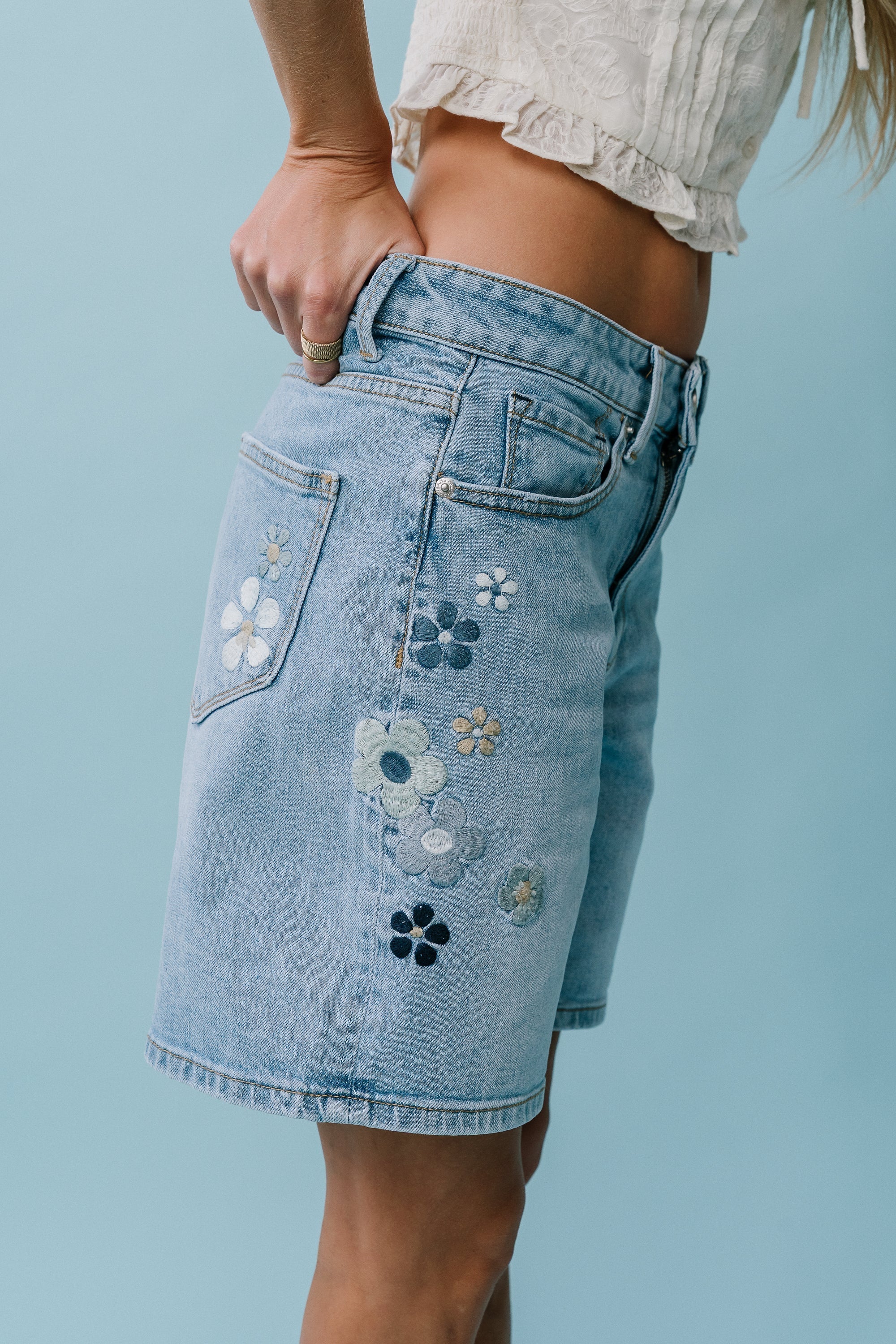 Franko Embroidered Shorts