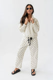 PREORDER Priya Polka Dot Barrel Jeans