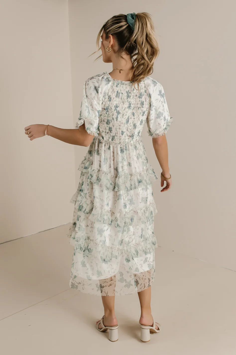 She Gets The Flowers Midi Dress FINAL SALE