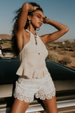 Jessie Crochet Trim Shorts