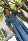 Mylie Denim Maxi Dress FINAL SALE