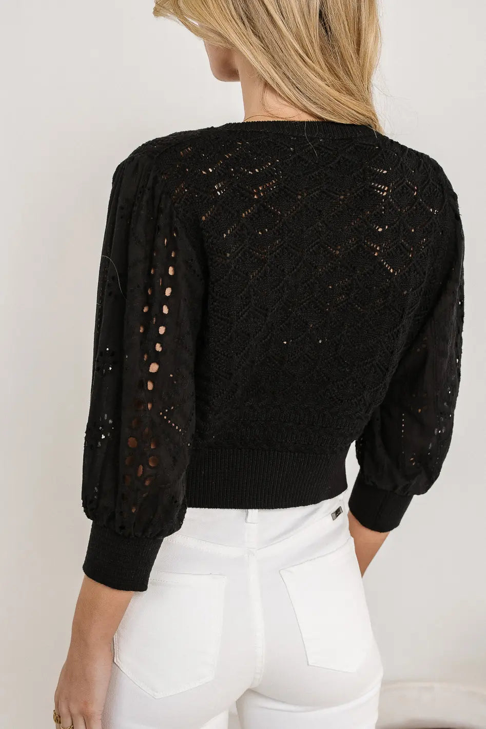 Alexia Sweater in Black FINAL SALE