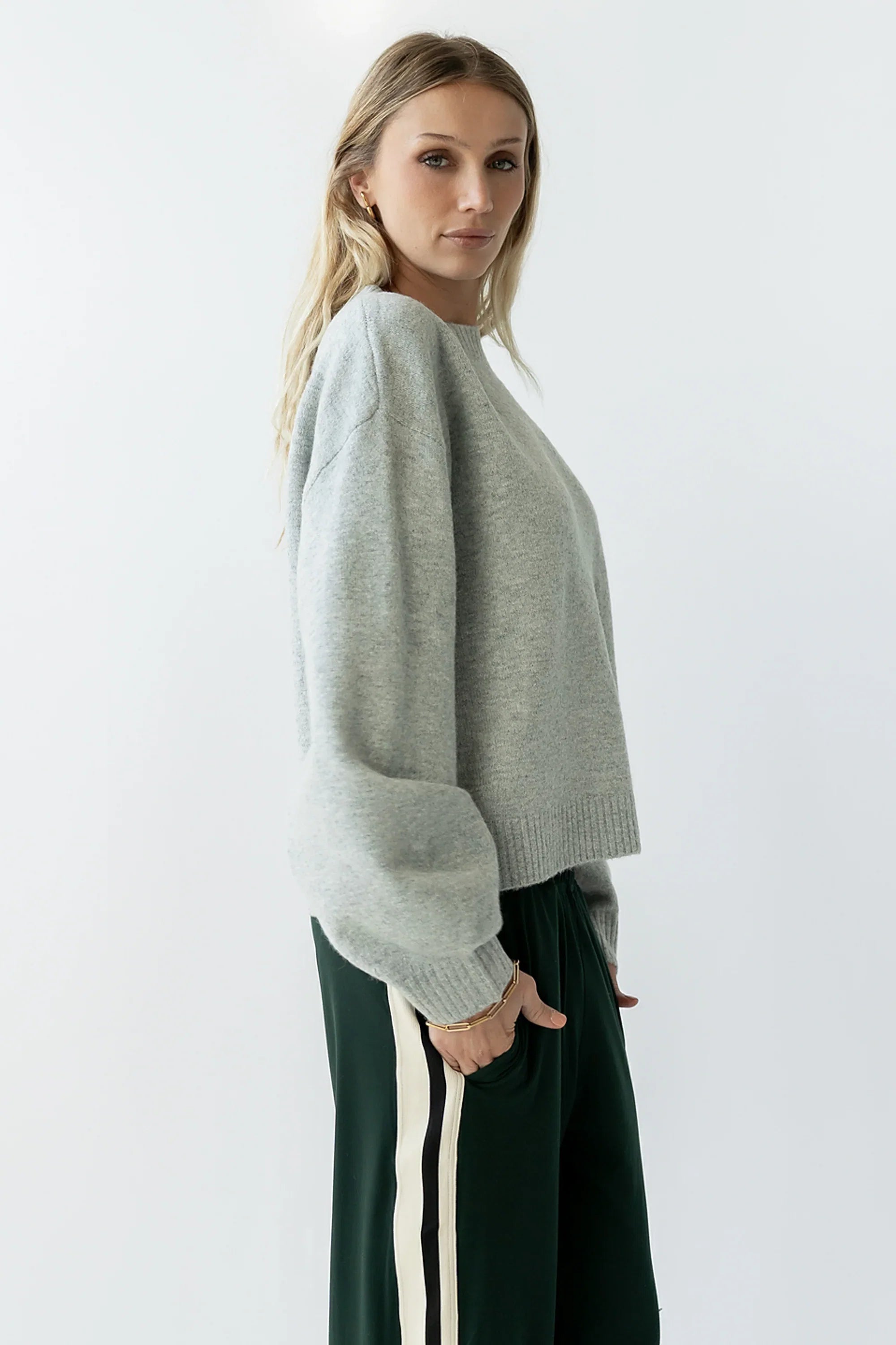 Josey Oversized Sweater in Grey FINAL SALE