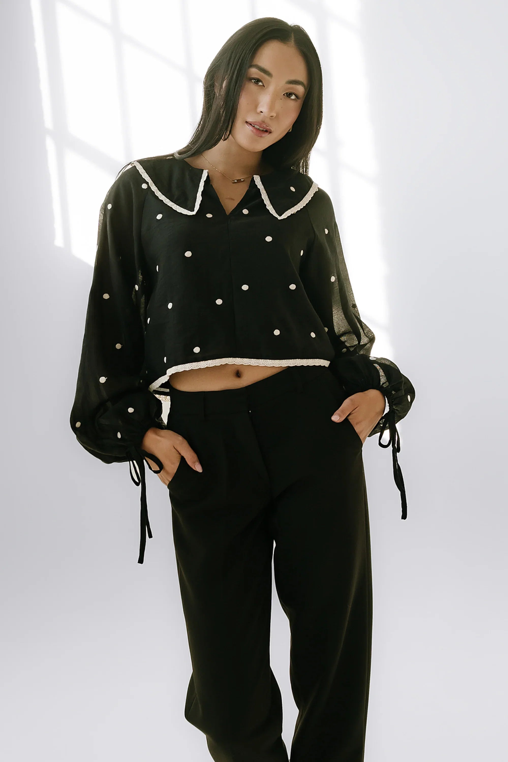Yara Polka Dot Blouse