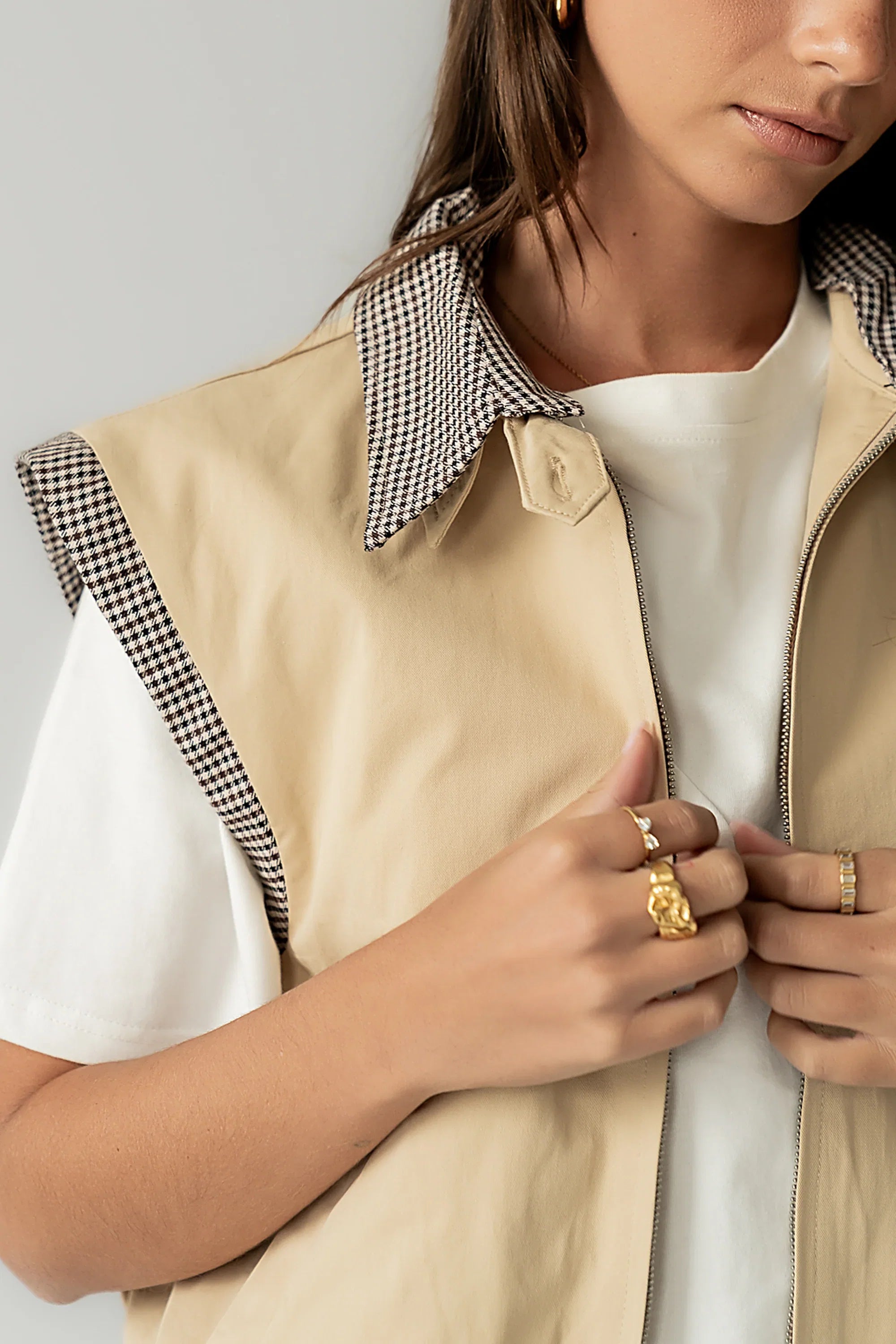 Finn Contrast Vest