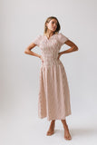 Erin Smocked Maxi Dress in Red FINAL SALE