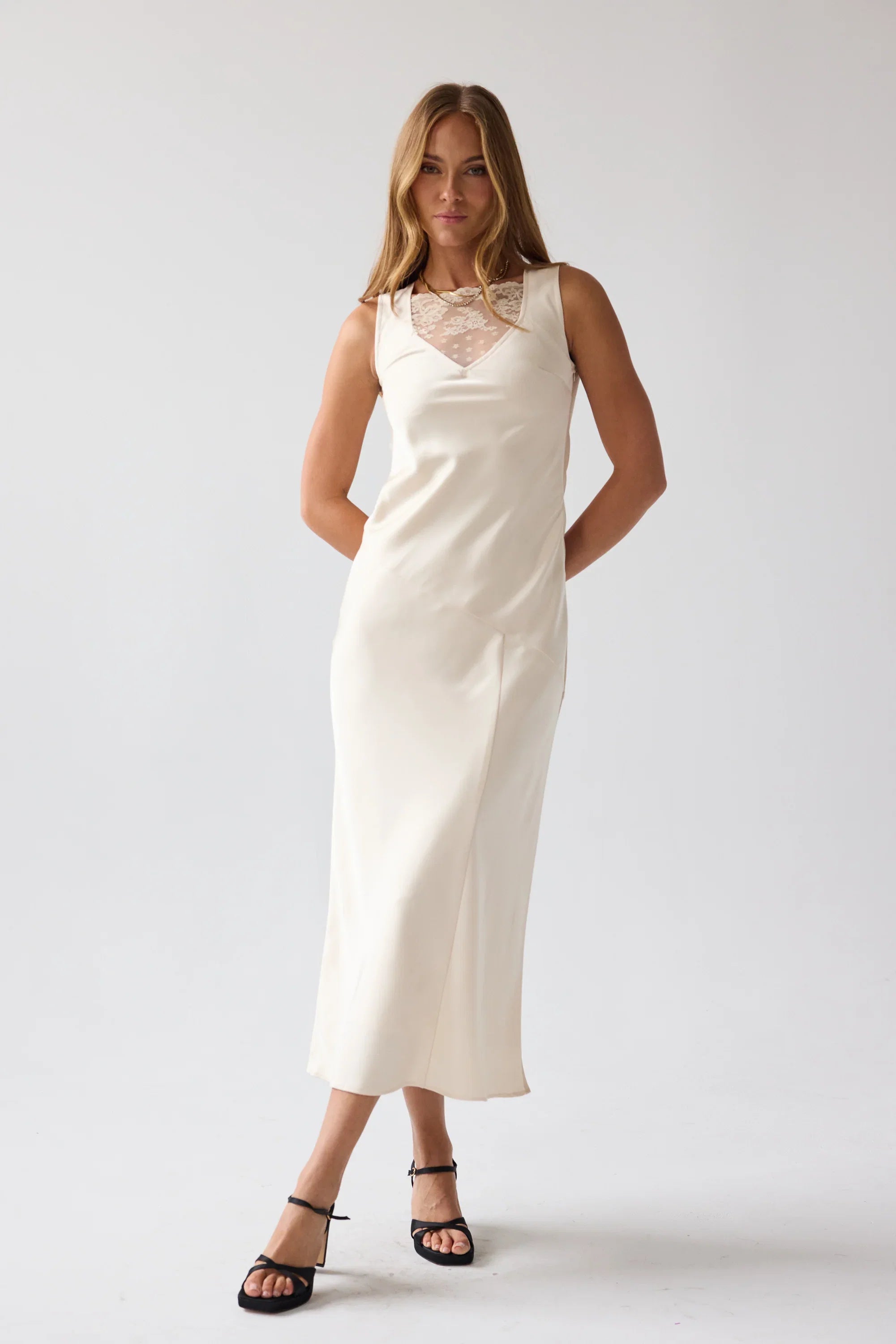Shelby Satin Maxi Dress FINAL SALE