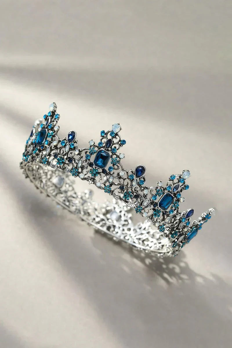Baroque Colorful Crystal Crown