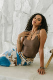 Lenny Overall Top in Brown