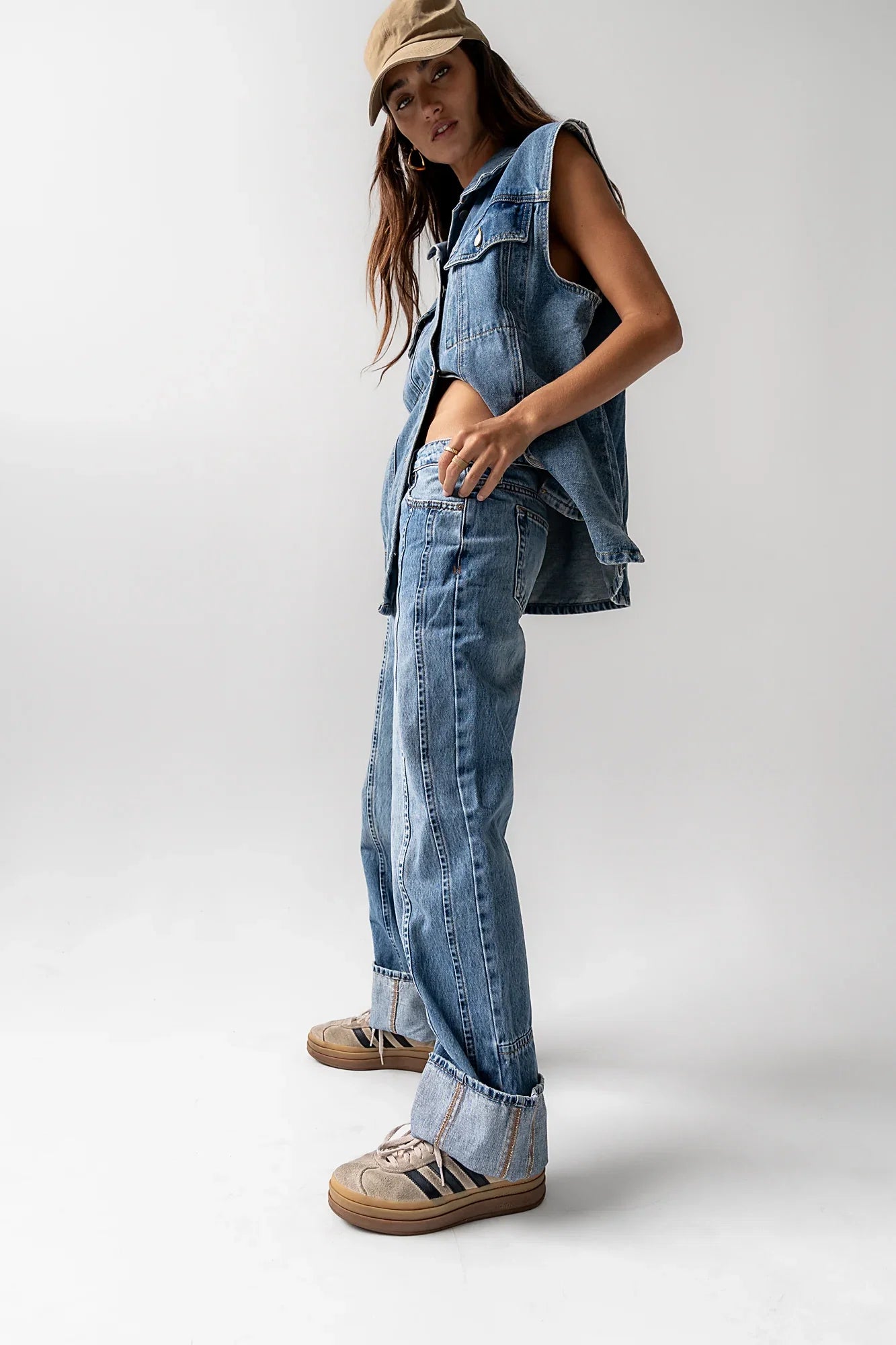 Amina Relaxed Wide Leg Jeans FINAL SALE