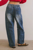 Lisette Barrel Jean in Dark Wash FINAL SALE