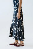 Carsyn Floral Maxi Skirt in Black