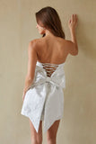 Halsey Jacquard Bow Mini Dress