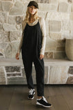 Bram Overalls in Black FINAL SALE