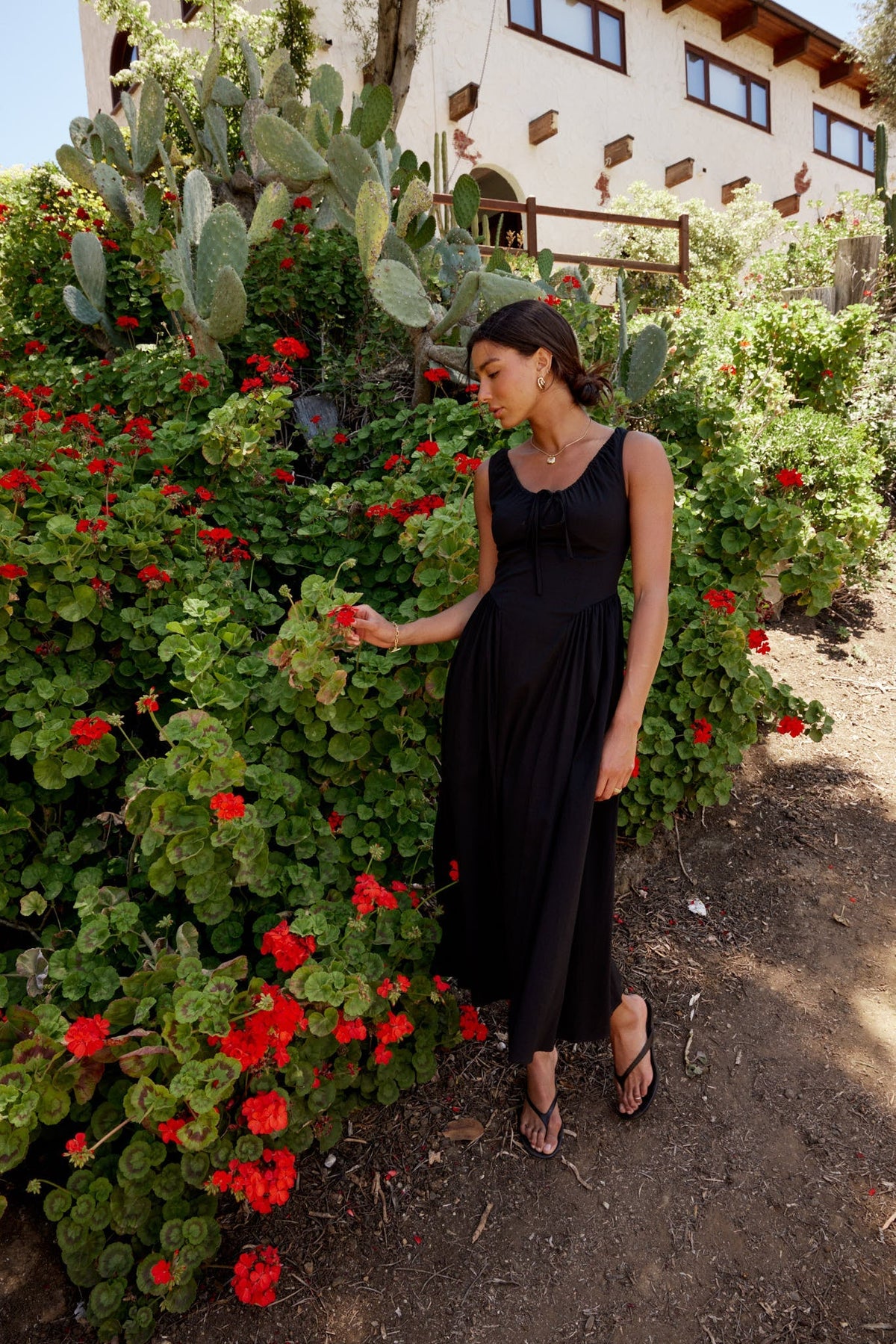 Barrett Midi Dress in Black FINAL SALE
