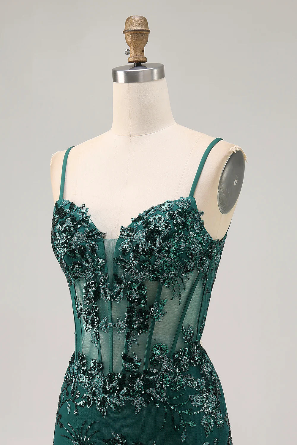 Royal Blue Sequins Corset Sequins Tight Homecoming Dress