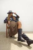 Steve Madden Astor Black Leather Boots