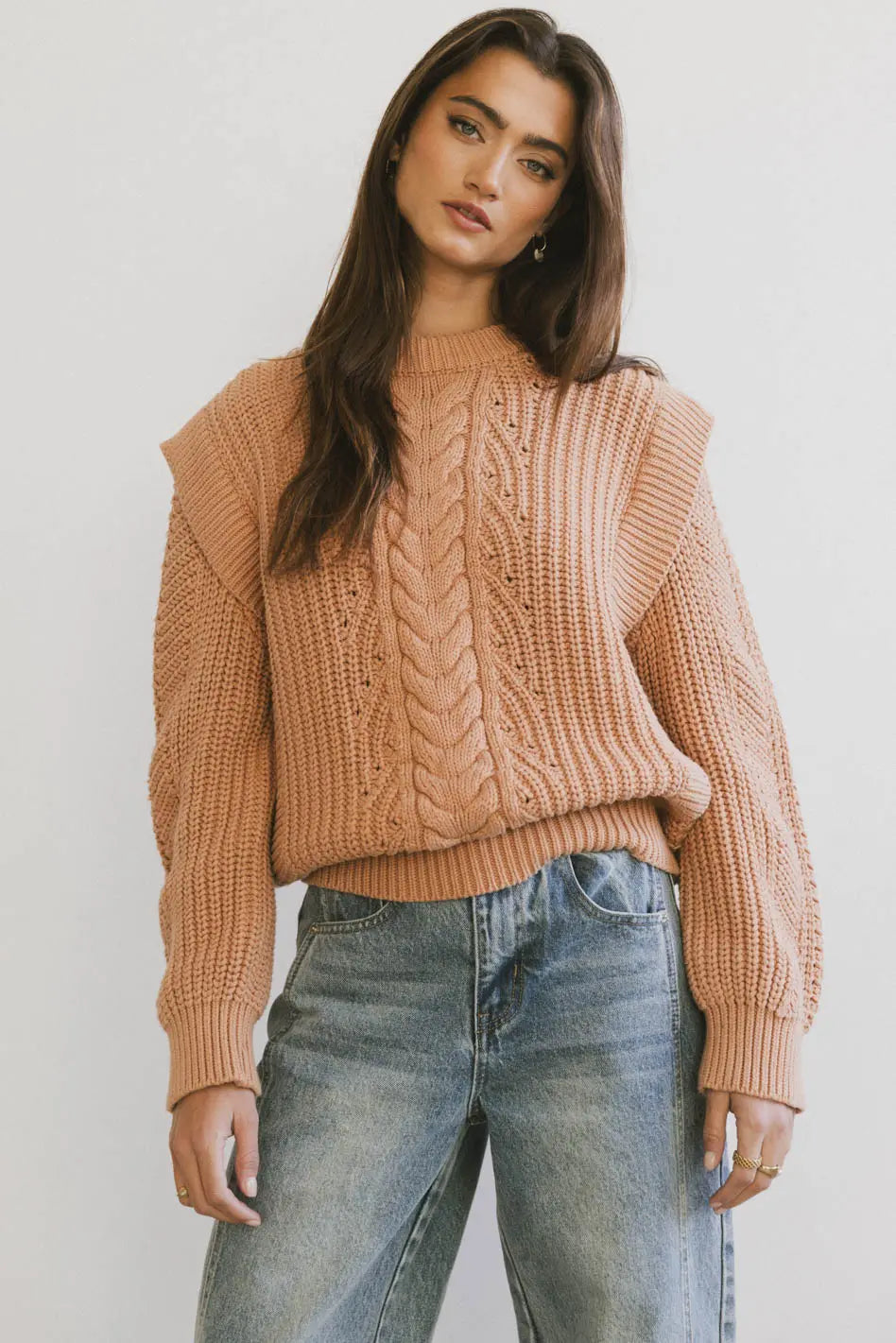 Dream Knit Sweater in Blush FINAL SALE