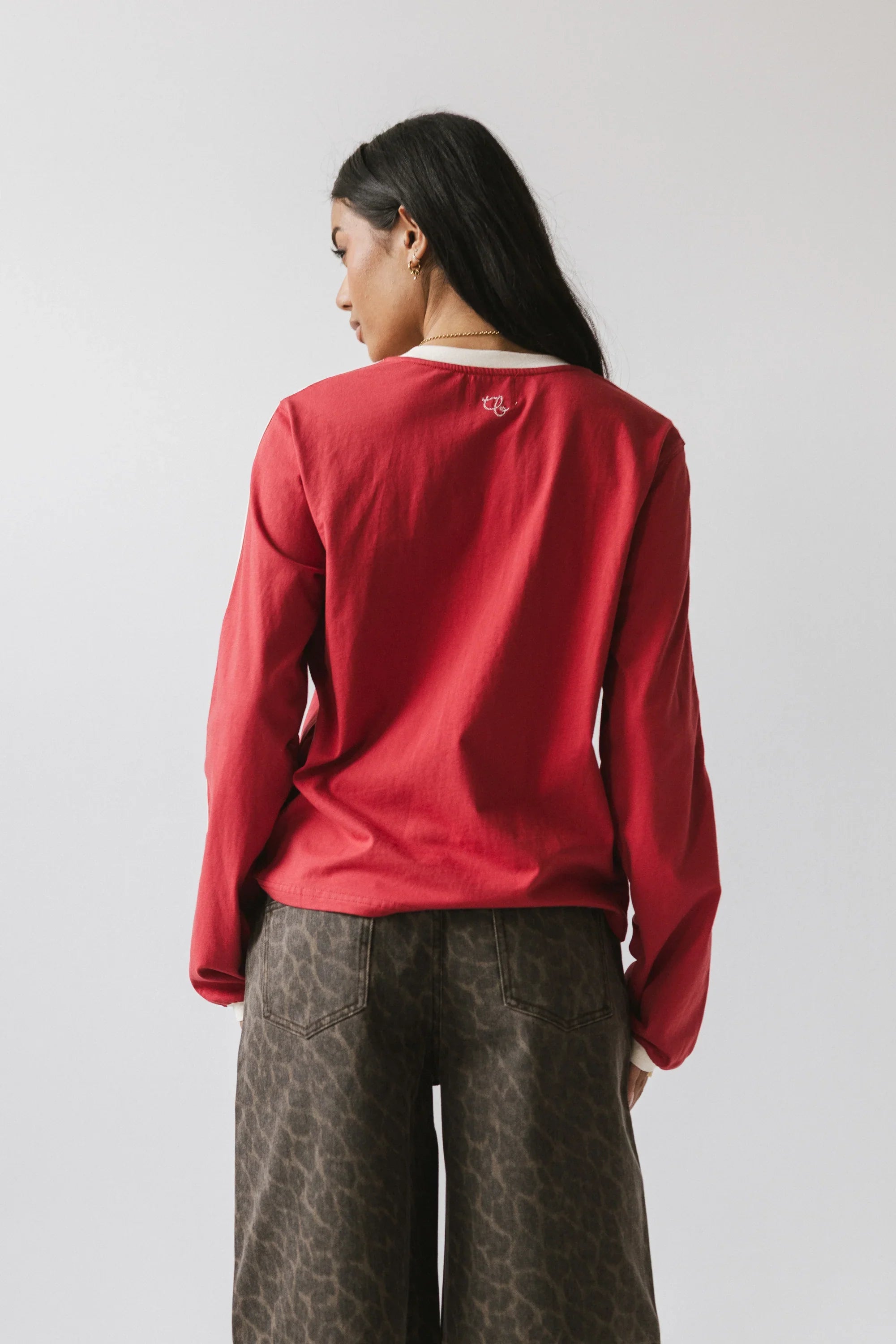 Romy Striped top in Red FINAL SALE