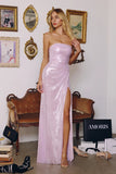 Shauna Gown Strapless Sequin Dress