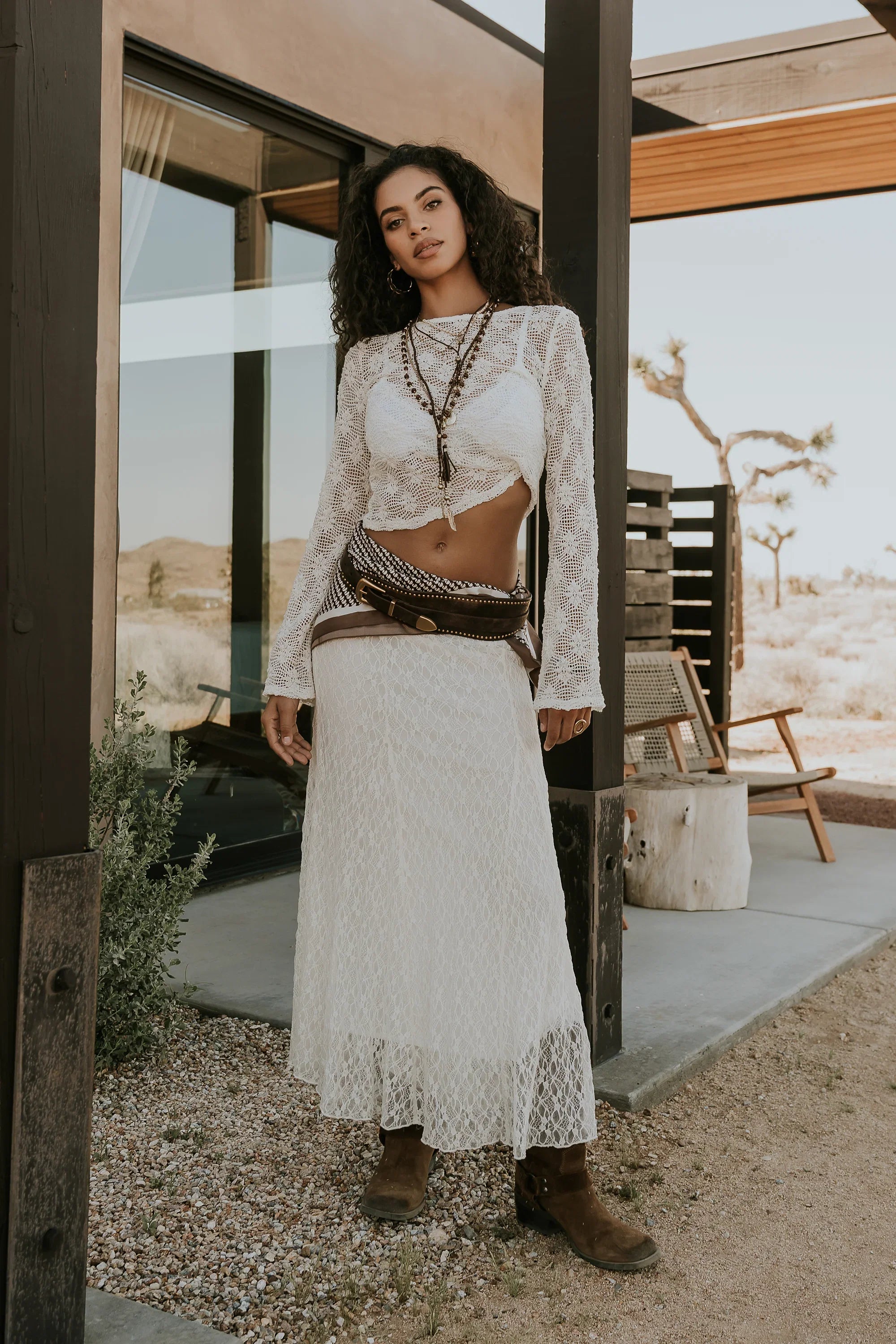 Joshua Crochet Top
