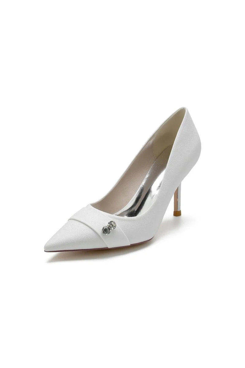 Crystal Sequin Pointed Toe High Heels