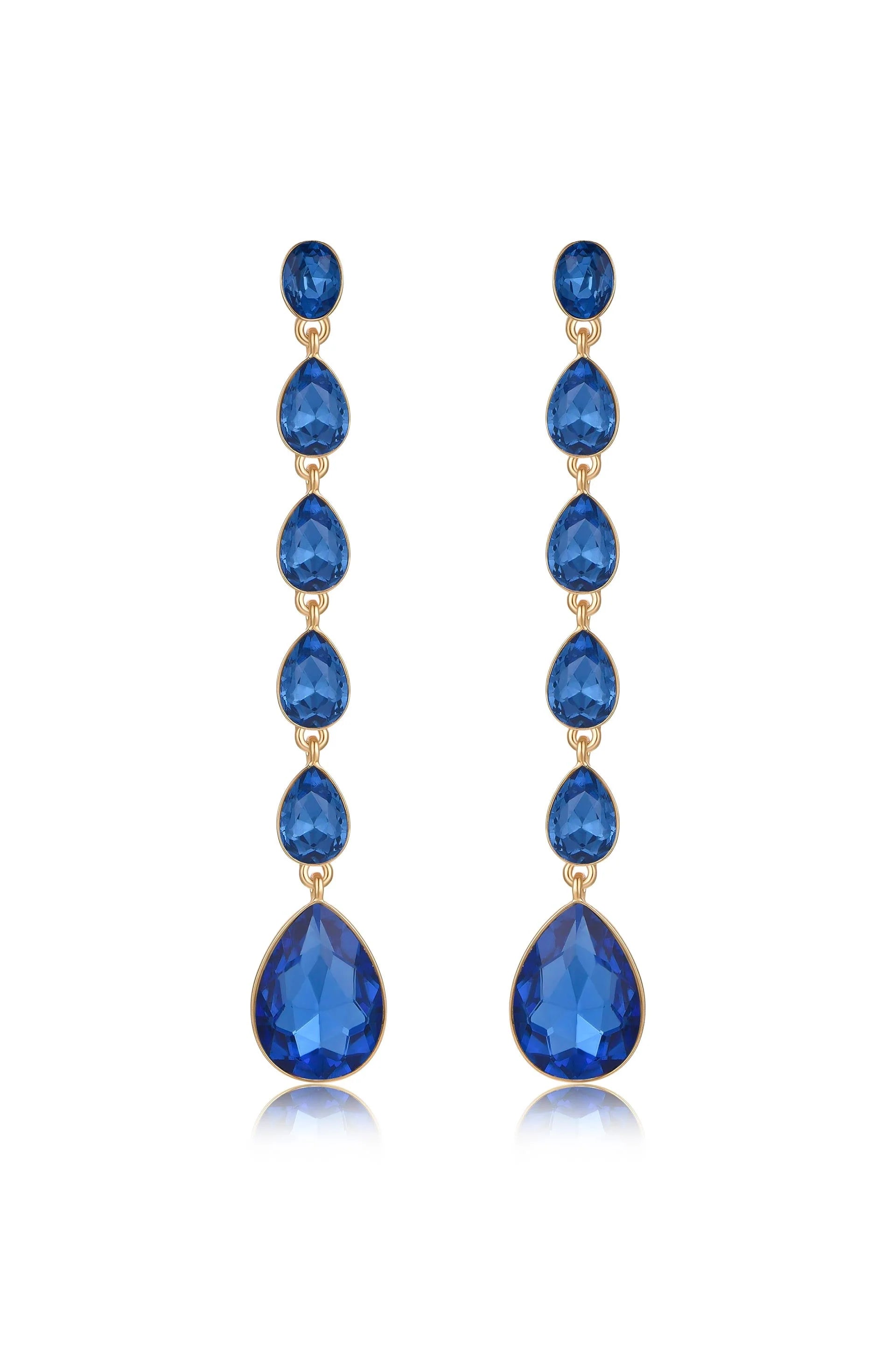 Crystallized Drop Earrings
