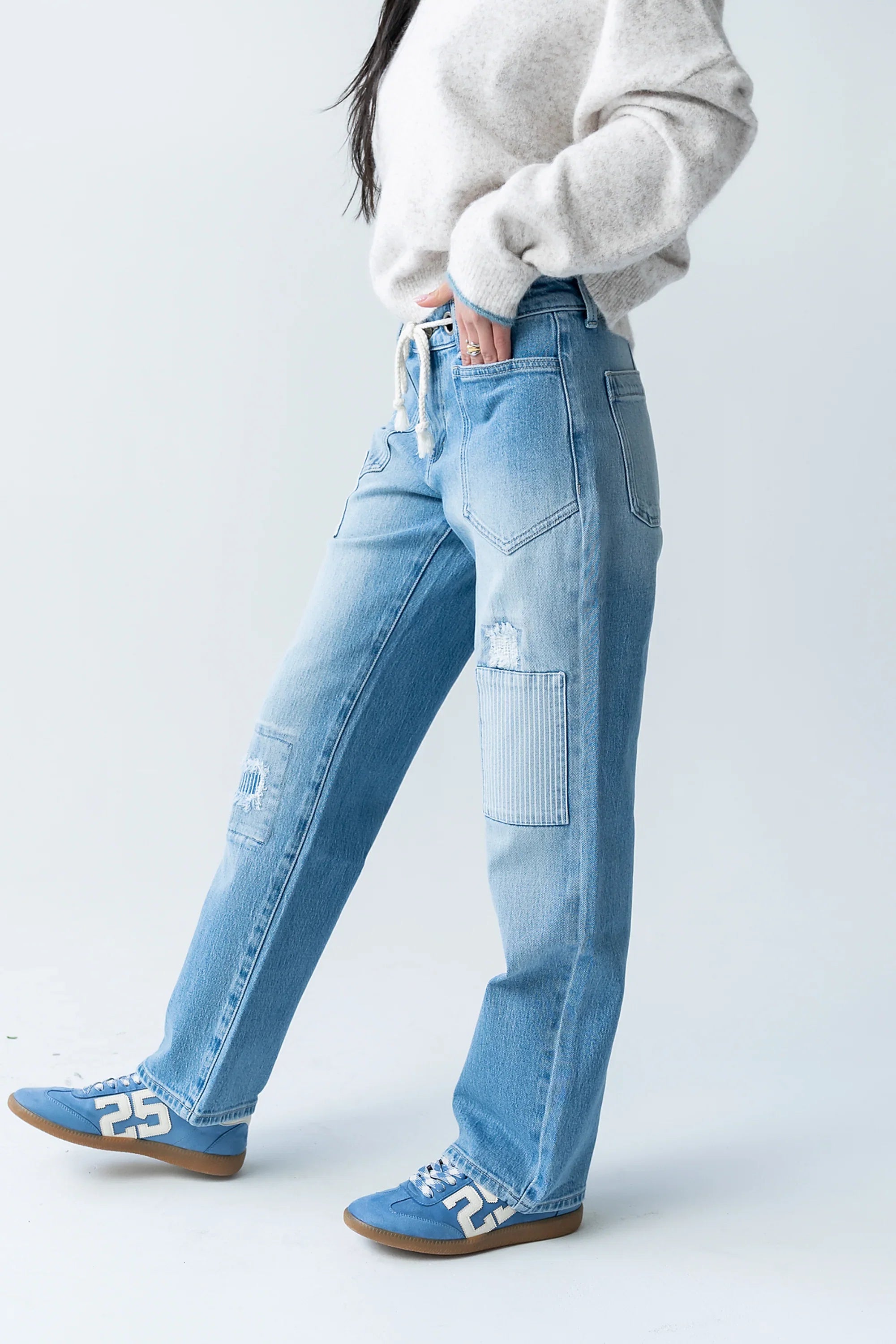 Marty Patchwork Jeans