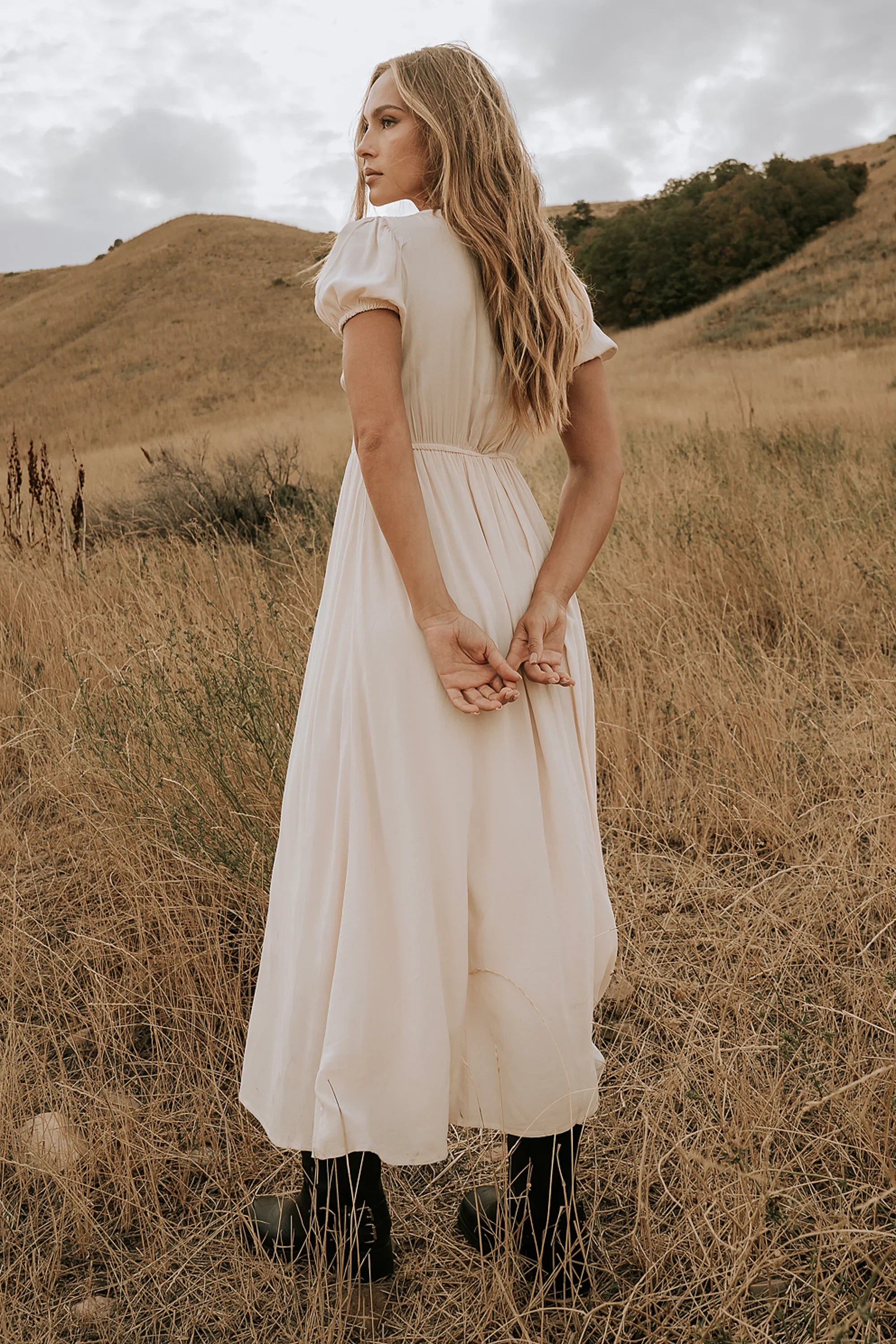 Kaydence Maxi Dress in Cream FINAL SALE