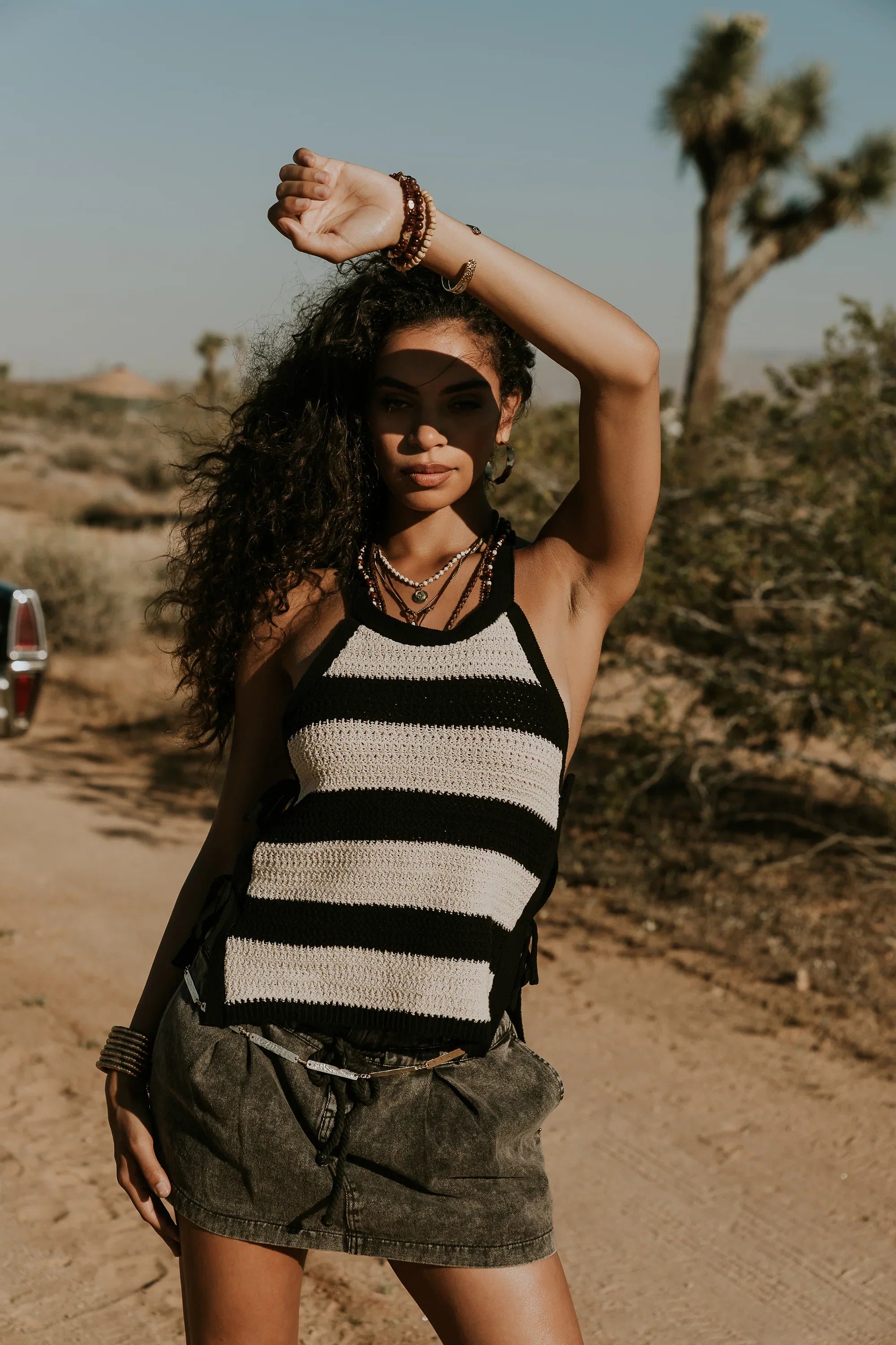 Hadley Striped Halter Top
