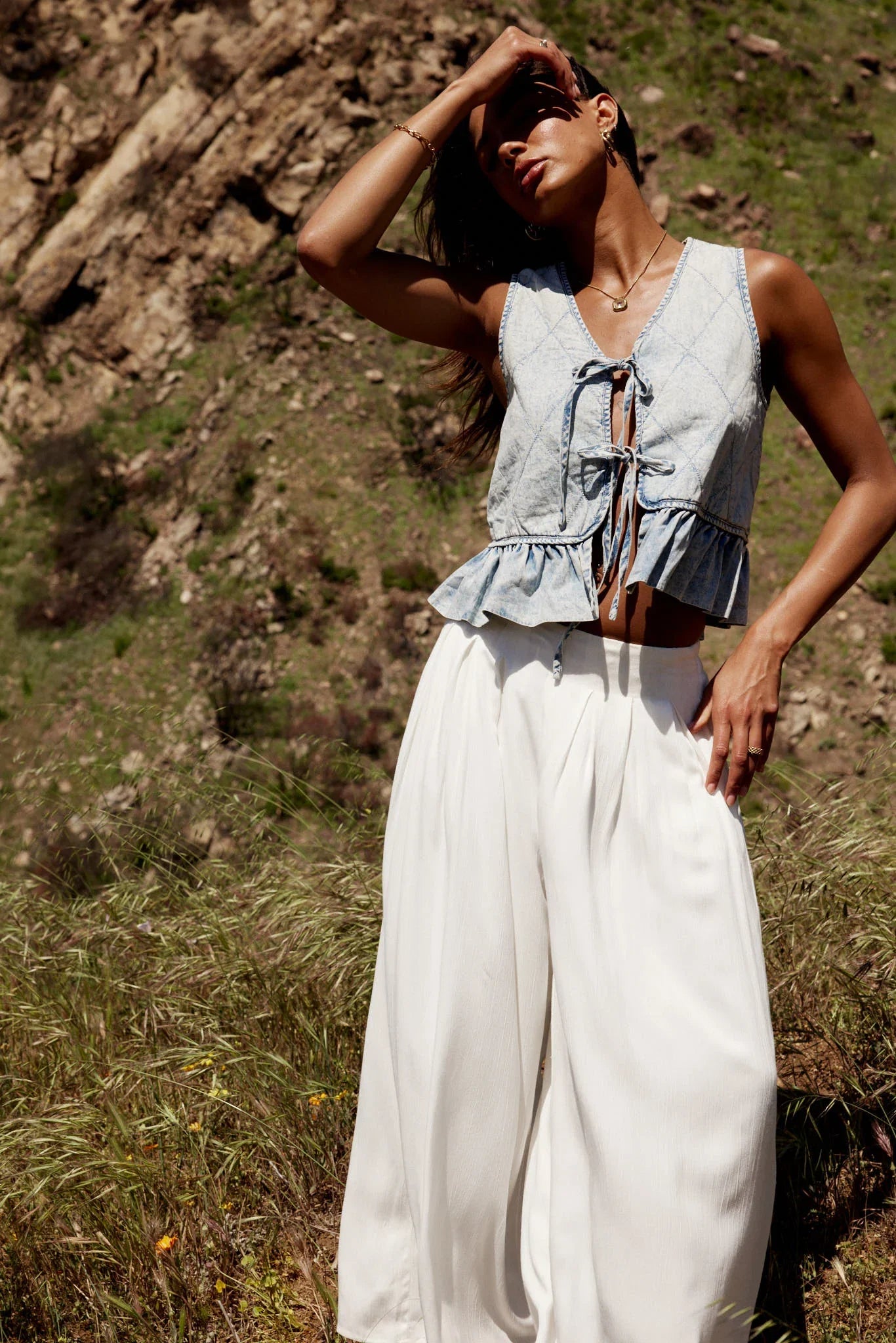 Charles Denim Vest
