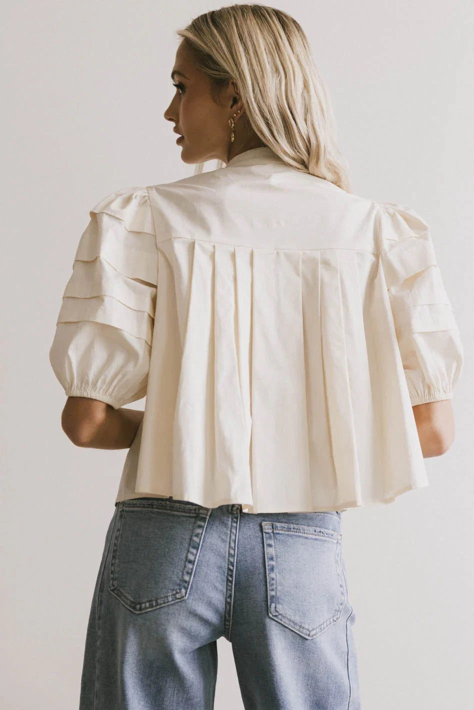 Ronan Pleated Blouse FINAL SALE