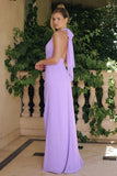 GRACELYN GOWN CHIFFON HALTER DRESS