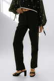 Mitchel Straight Leg Trouser in Black
