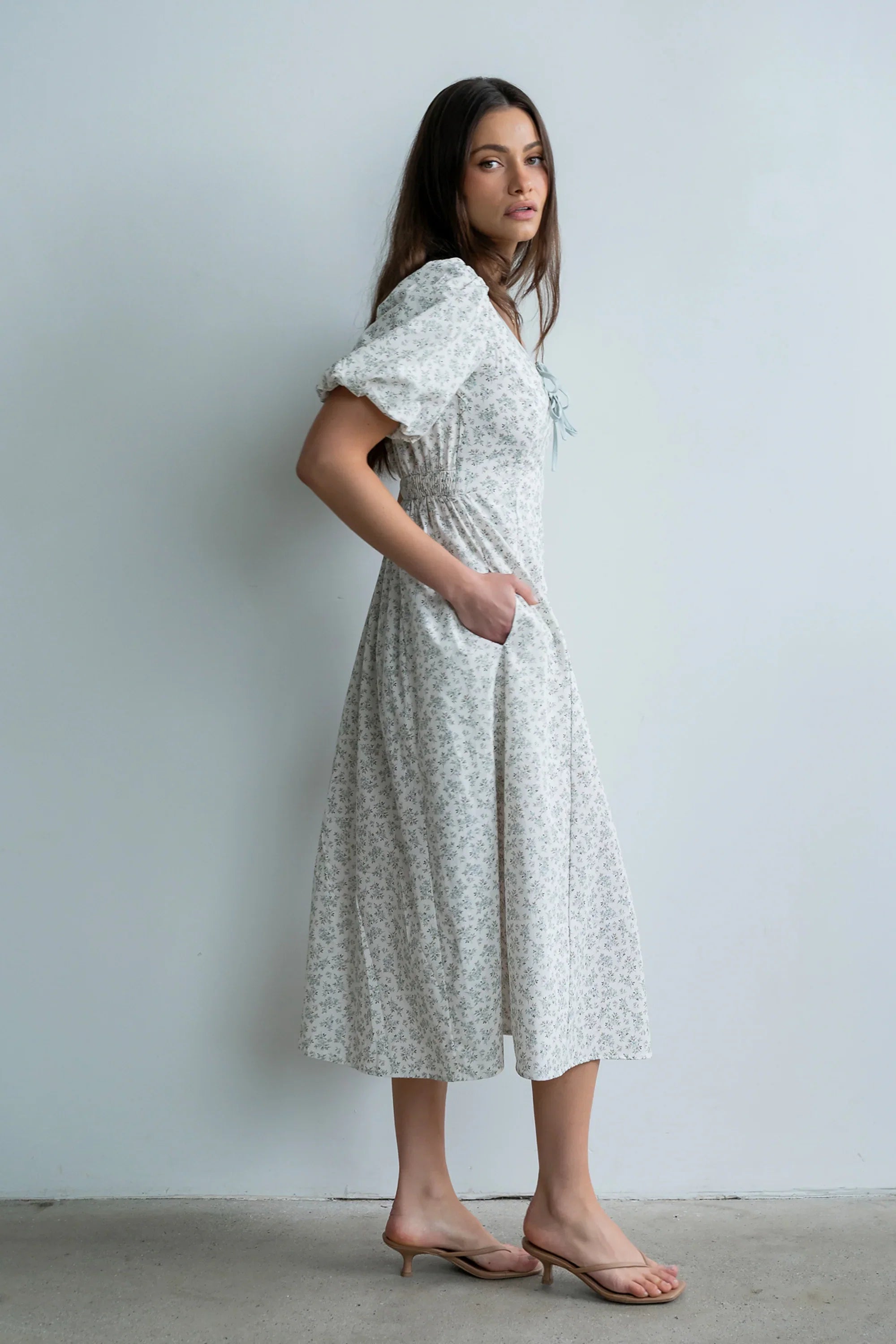 Mason Floral Midi Dress