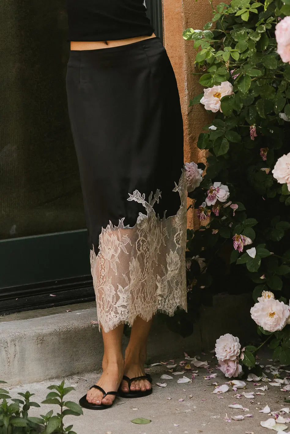 Frankie Asymmetrical Skirt in Black FINAL SALE