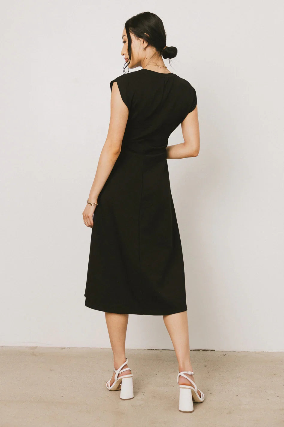 Kyra Midi Dress in Black FINAL SALE
