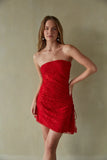 Bethany Strapless Cinch Mini Dress