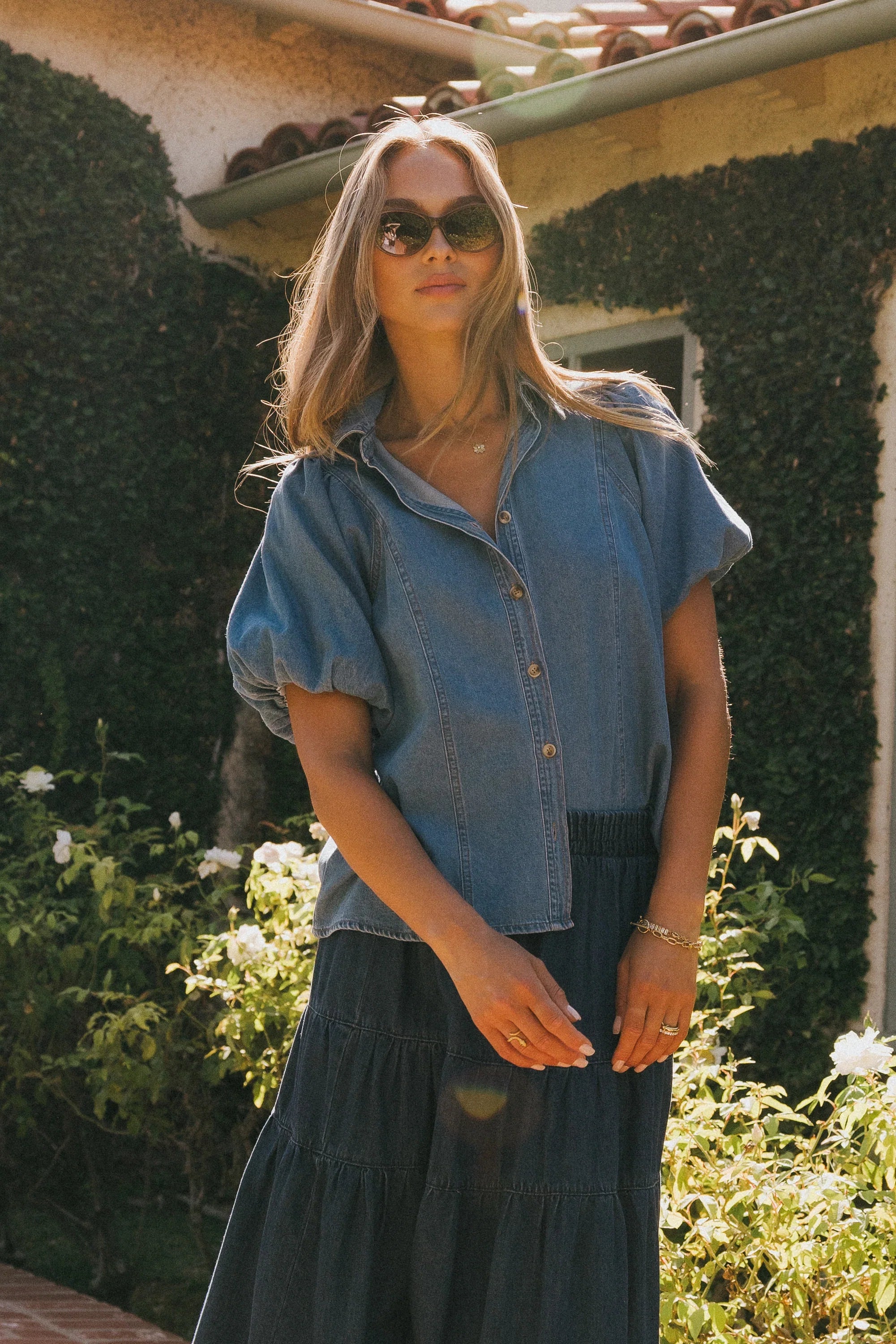 Salem Denim Button Up
