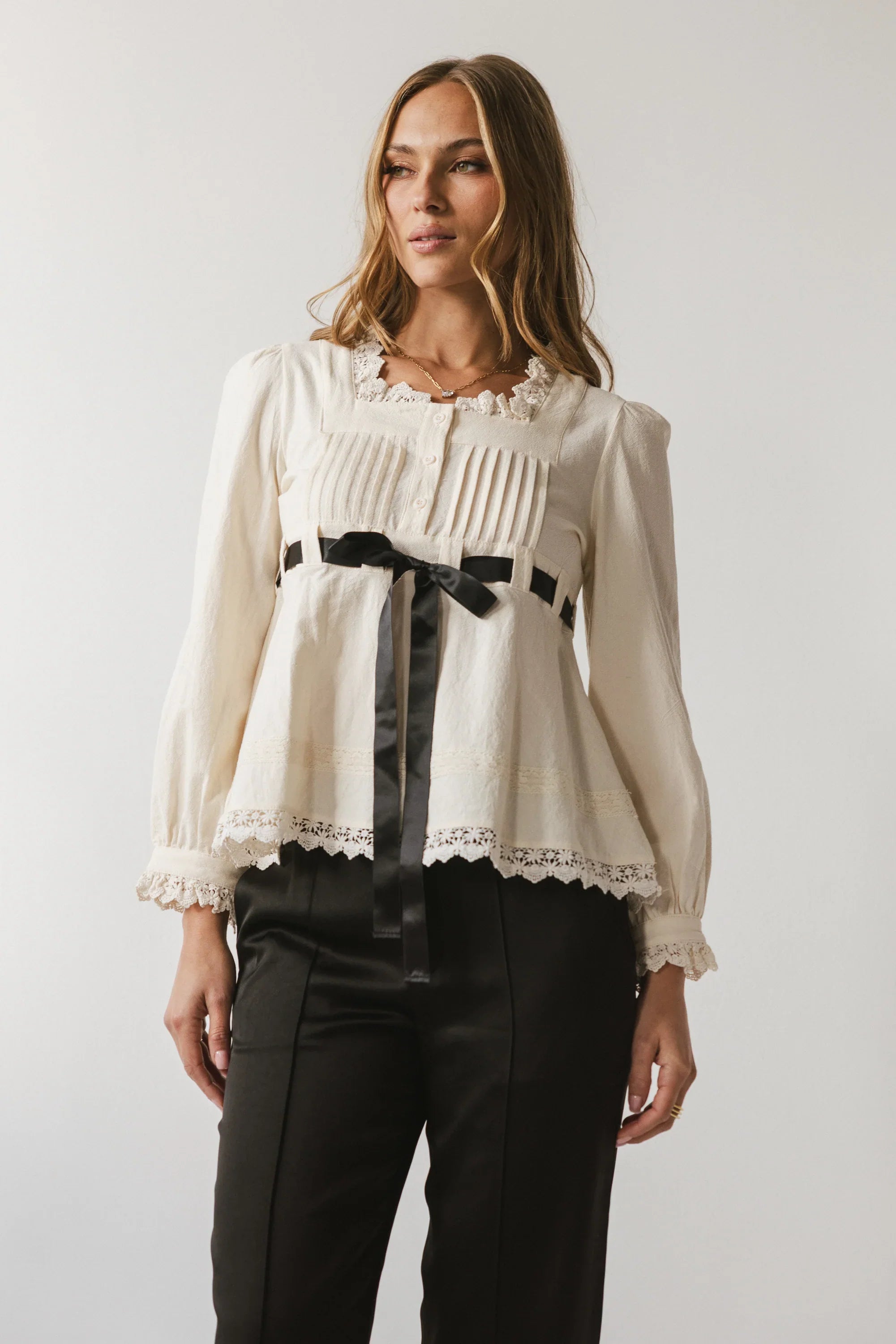 Rory Crochet Blouse FINAL SALE