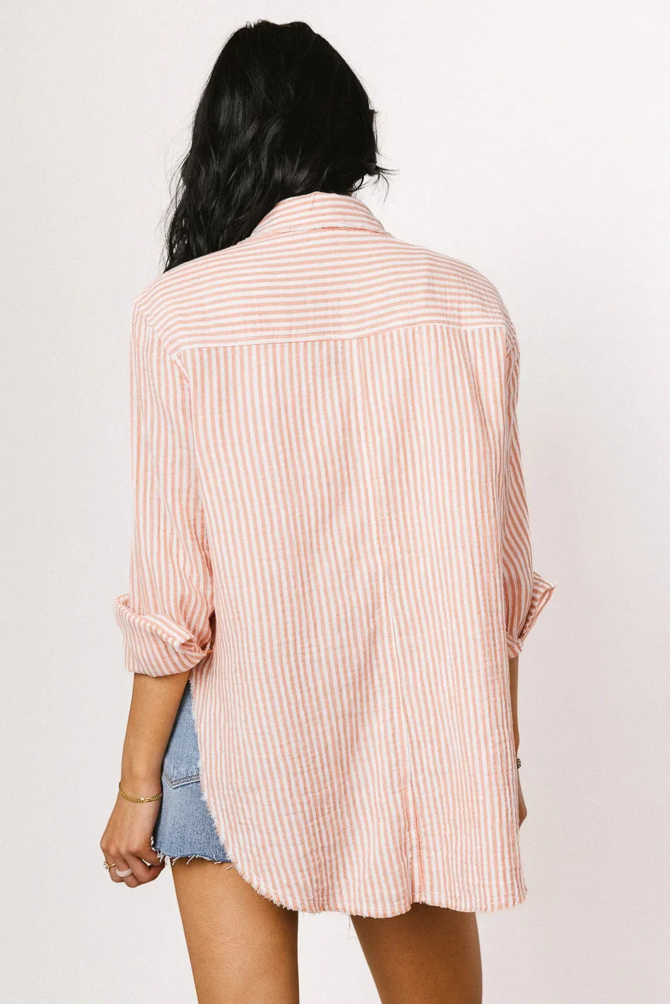 Clementine Striped Button Up FINAL SALE