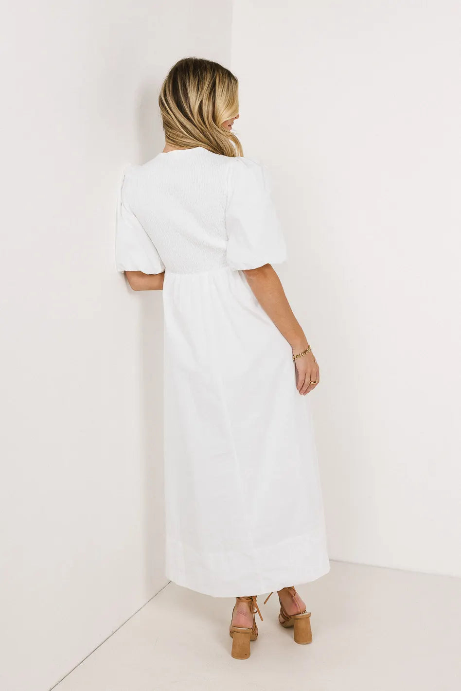 Cassia Corset Dress in Ivory FINAL SALE