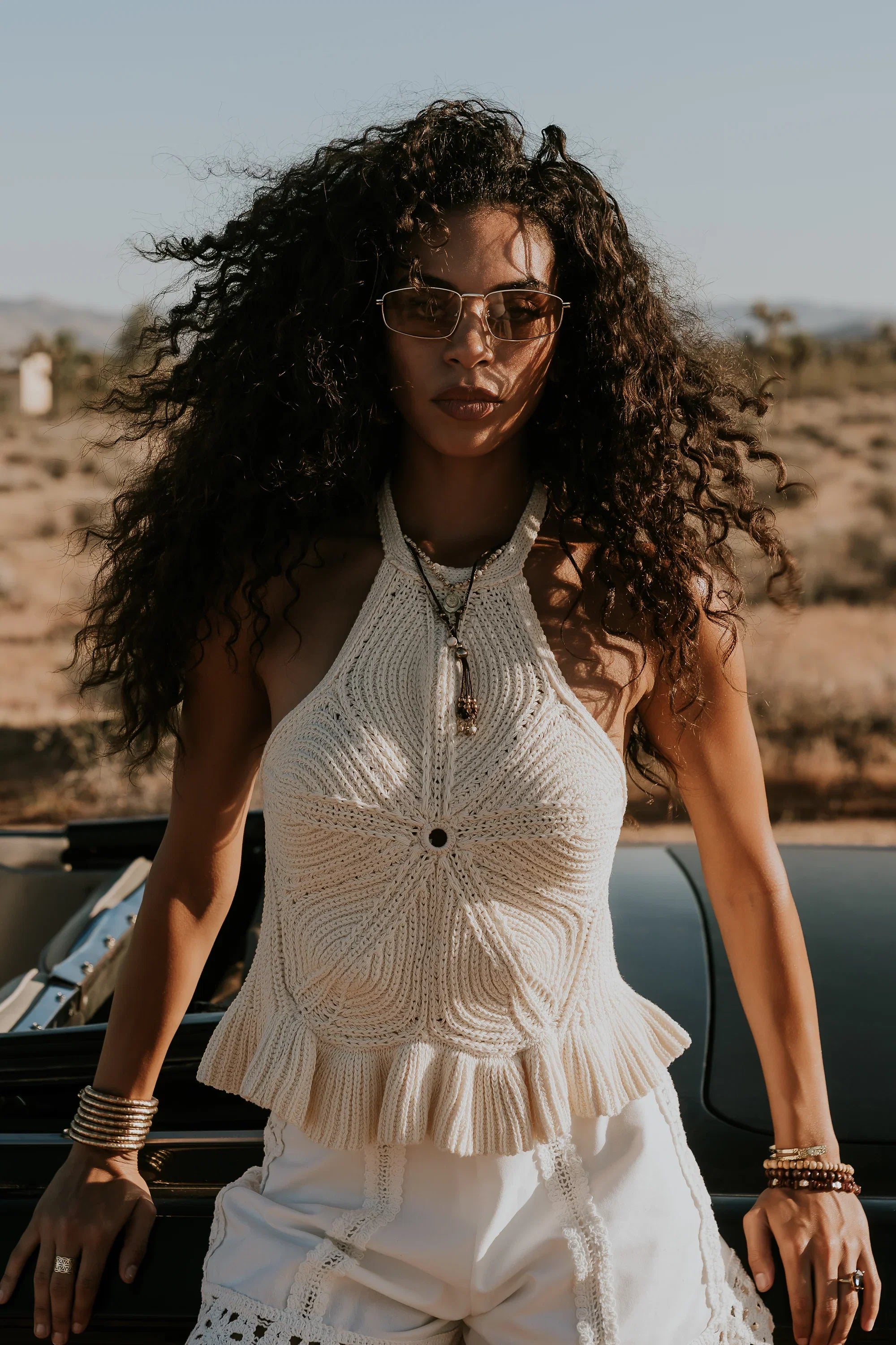 Timmy Crochet Halter Top